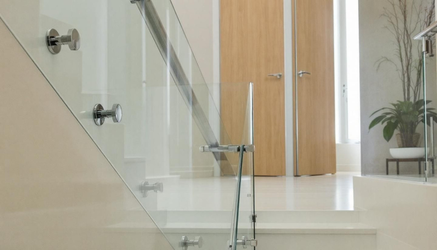 Maximiser l'efficacité des garde-corps en verre pour escaliers